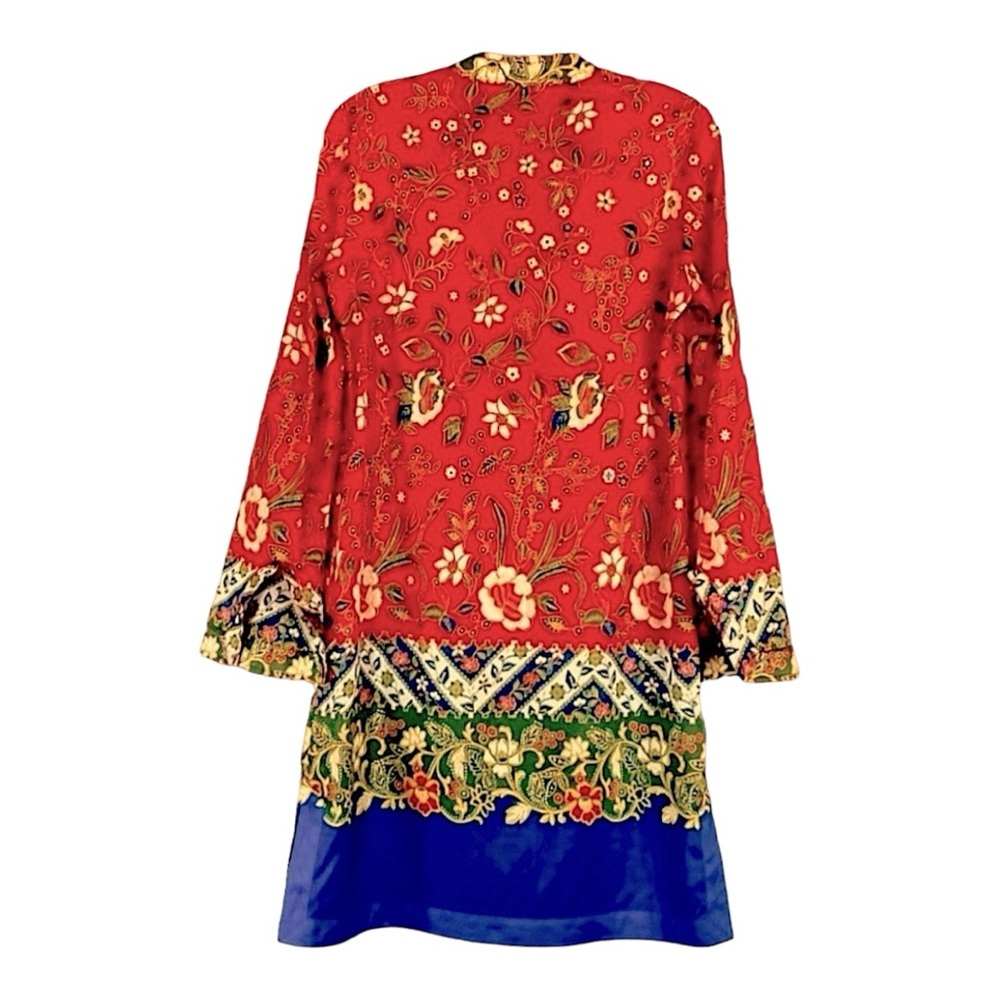 Tory Burch Floral Cotton Dress Size 4 - Picture 4 of 9